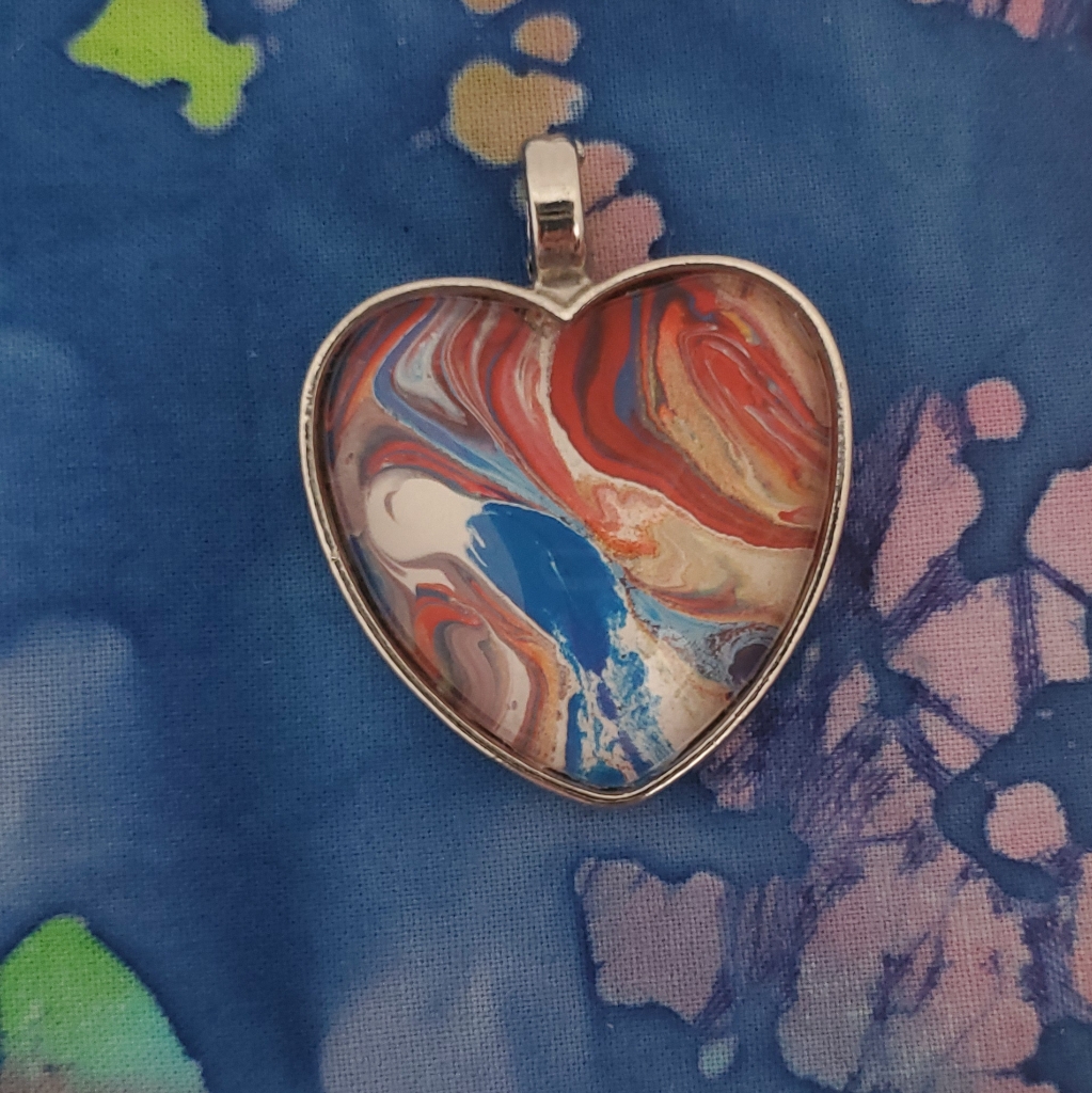 Handmade Heart Pendant Necklace 12$